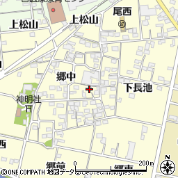 愛知県一宮市蓮池480周辺の地図
