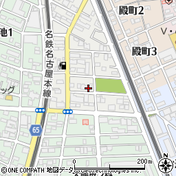 愛知県一宮市中町2丁目周辺の地図