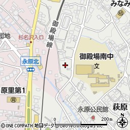 静岡県御殿場市萩原1322-21周辺の地図