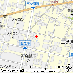 愛知県小牧市三ツ渕1208周辺の地図