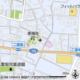 愛知県小牧市二重堀469周辺の地図