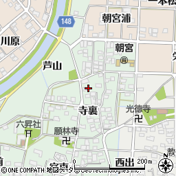 愛知県一宮市萩原町朝宮寺裏1400周辺の地図