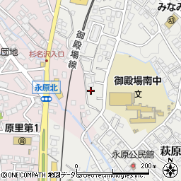 静岡県御殿場市萩原1320-14周辺の地図