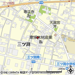愛知県小牧市三ツ渕560周辺の地図