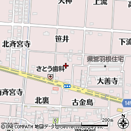 愛知県一宮市千秋町浅野羽根六反畑32周辺の地図