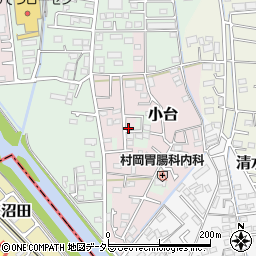 神奈川県小田原市小台41周辺の地図