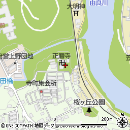京都府綾部市寺町周辺の地図