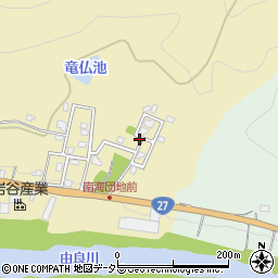 京都府綾部市味方町平林周辺の地図