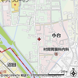 神奈川県小田原市小台43周辺の地図