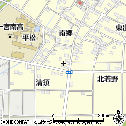 愛知県一宮市千秋町町屋南郷1278周辺の地図