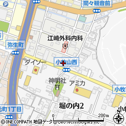 愛知県小牧市曙町48周辺の地図