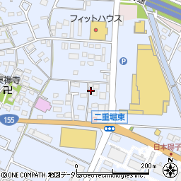 愛知県小牧市二重堀269周辺の地図