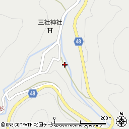 兵庫県養父市大屋町若杉555周辺の地図