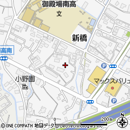 静岡県御殿場市新橋1390周辺の地図