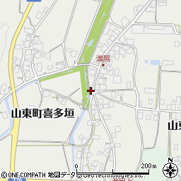 兵庫県朝来市山東町溝黒281周辺の地図