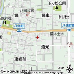 愛知県岩倉市八剱町市江東36周辺の地図