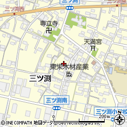 愛知県小牧市三ツ渕572周辺の地図