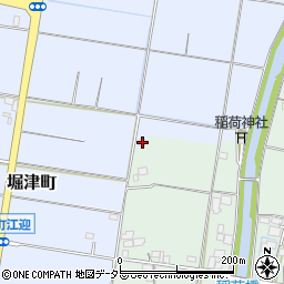 岐阜県羽島市堀津町1450周辺の地図