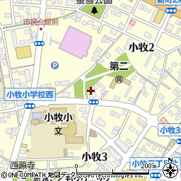 愛知県小牧市小牧2丁目145周辺の地図