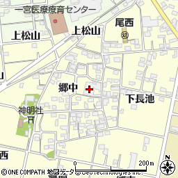 愛知県一宮市蓮池477周辺の地図