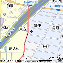 愛知県岩倉市石仏町松原越周辺の地図