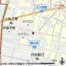 愛知県小牧市三ツ渕991周辺の地図