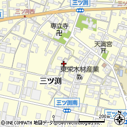 愛知県小牧市三ツ渕568周辺の地図