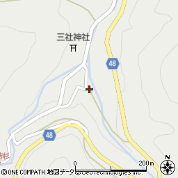 兵庫県養父市大屋町若杉556周辺の地図