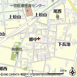 愛知県一宮市蓮池周辺の地図
