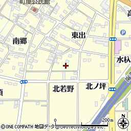 愛知県一宮市千秋町町屋北若野周辺の地図