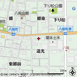 愛知県岩倉市八剱町市江東1700周辺の地図