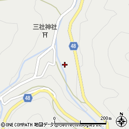 兵庫県養父市大屋町若杉520周辺の地図