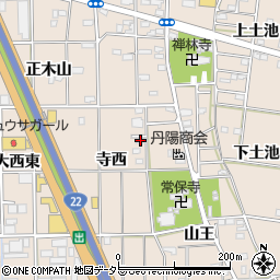 愛知県一宮市浅野（寺西）周辺の地図
