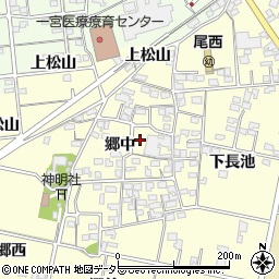 愛知県一宮市蓮池周辺の地図