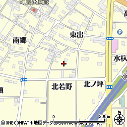 愛知県一宮市千秋町町屋（北若野）周辺の地図