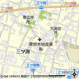 愛知県小牧市三ツ渕573周辺の地図