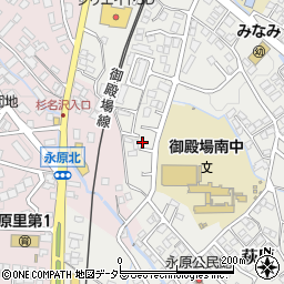 静岡県御殿場市萩原1322-10周辺の地図