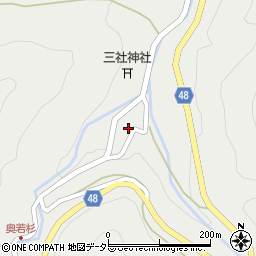 兵庫県養父市大屋町若杉576周辺の地図