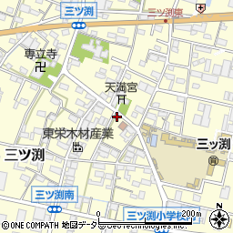愛知県小牧市三ツ渕536周辺の地図