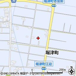 岐阜県羽島市堀津町1222周辺の地図