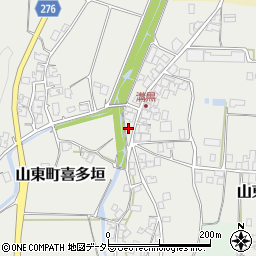 兵庫県朝来市山東町溝黒284周辺の地図