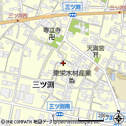 愛知県小牧市三ツ渕571周辺の地図