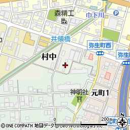 愛知県小牧市村中22周辺の地図