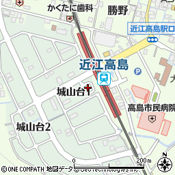 近江高島駅前第１駐車場周辺の地図