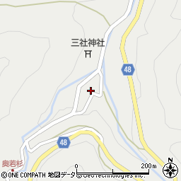 兵庫県養父市大屋町若杉558周辺の地図
