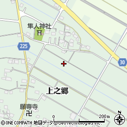 岐阜県養老郡養老町上之郷周辺の地図