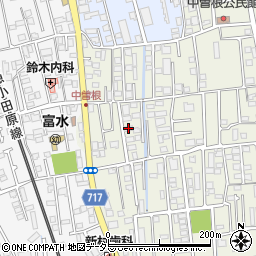 神奈川県小田原市中曽根37周辺の地図