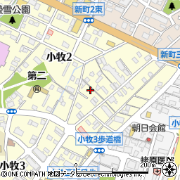 愛知県小牧市小牧2丁目327周辺の地図