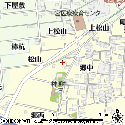 愛知県一宮市蓮池417周辺の地図