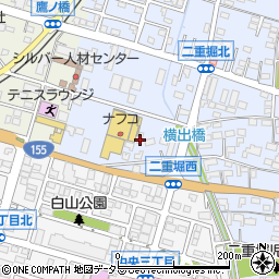 愛知県小牧市二重堀801周辺の地図